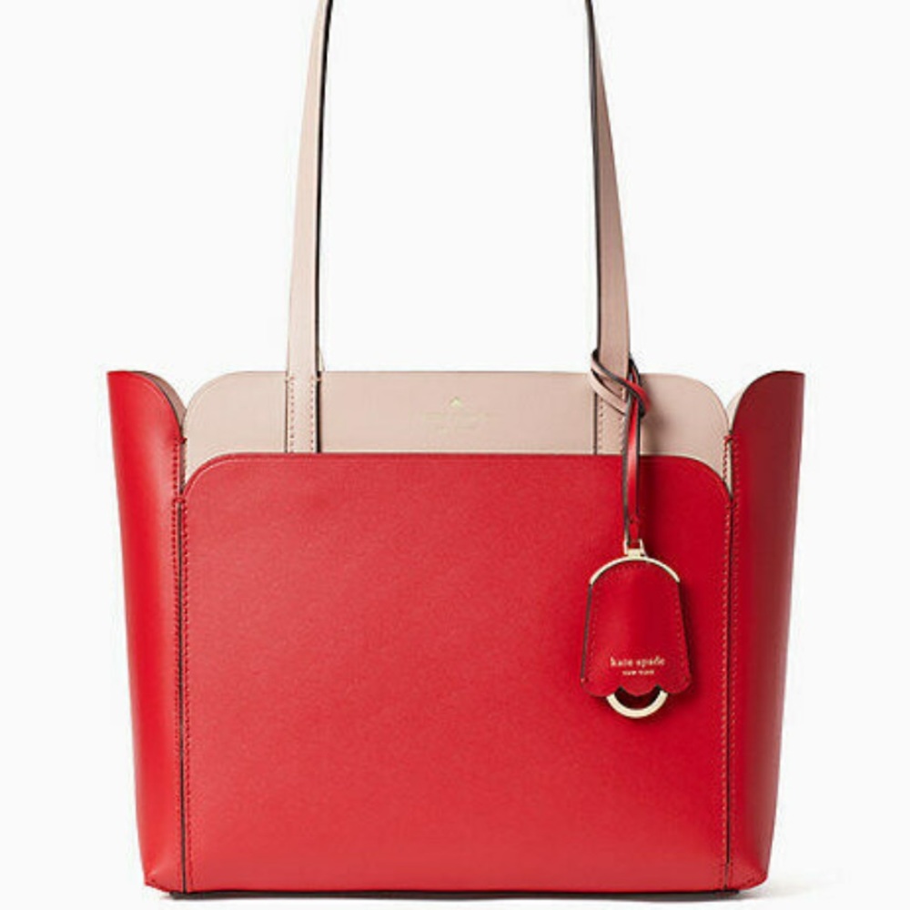 Kate Spade red & pink shoulder bag